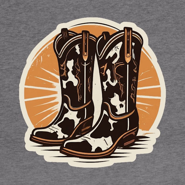 Western Boots by WolfeTEES